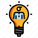 bulb, creative, idea