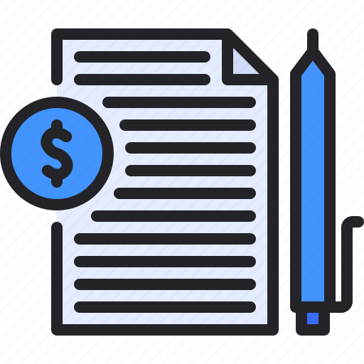 Contract, agreement, money, signing, document icon - Download on Iconfinder