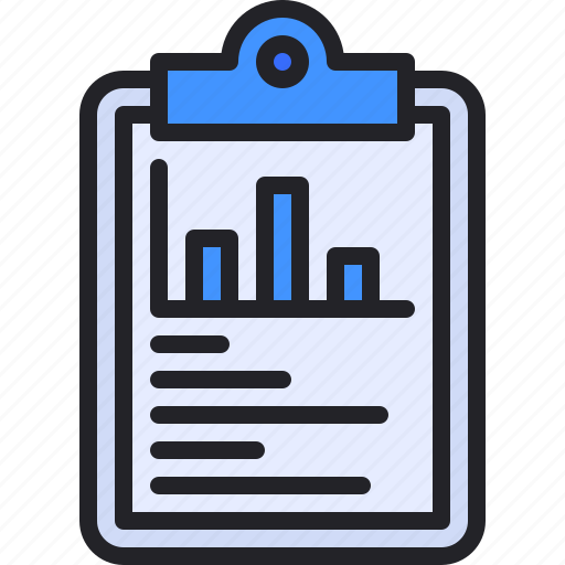 Graph, clipboard, chart, bar, report icon - Download on Iconfinder