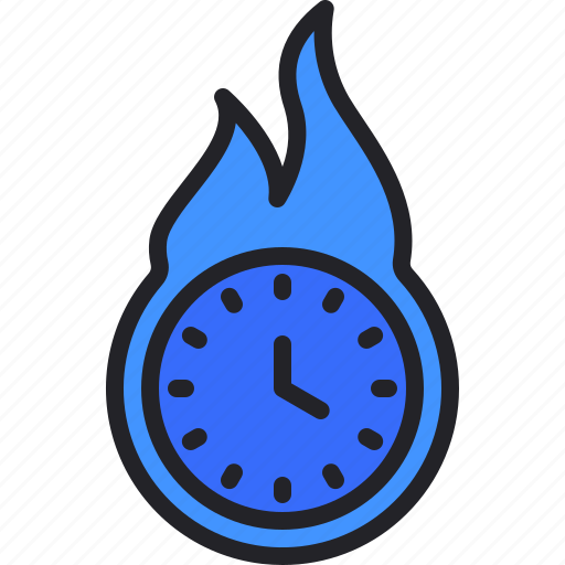 Offer, time, clock, fire, burning icon - Download on Iconfinder
