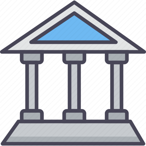 Bank, financial institution, house, stock, treasury, building, business icon - Download on Iconfinder