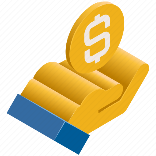Business, dollar, finance, give, hand, money, salary icon - Download on Iconfinder