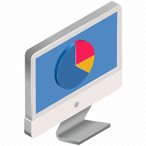 Business, finance, infographic, monitor, pie chart, report, screen icon - Download on Iconfinder