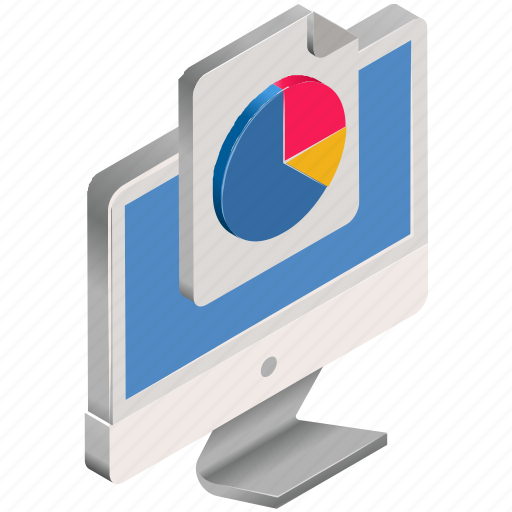 Business, document, file, finance, infographic, monitor, pie chart icon - Download on Iconfinder
