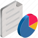 business, document, file, finance, infographic, pie chart