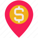 business, finance, location, money, navigation, pin