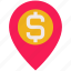 business, finance, location, money, navigation, pin 
