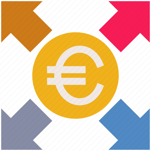 Business, euro, finance, investment, money, sharing, transfer icon - Download on Iconfinder