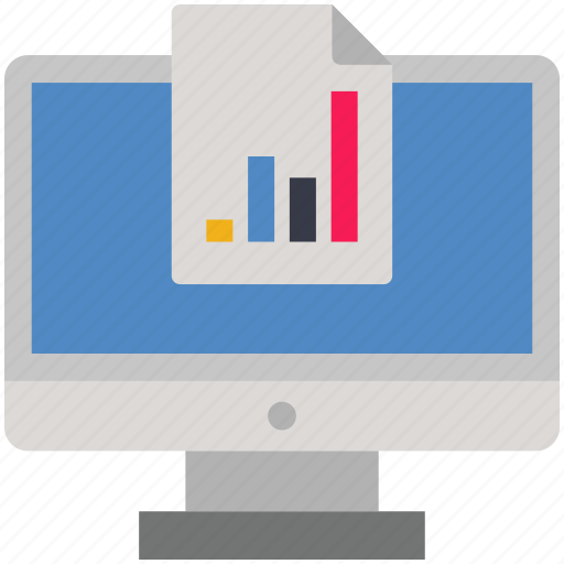 Analytics, business, document, file, finance, graph, monitor icon - Download on Iconfinder