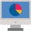 business, finance, infographic, monitor, pie chart, report, screen
