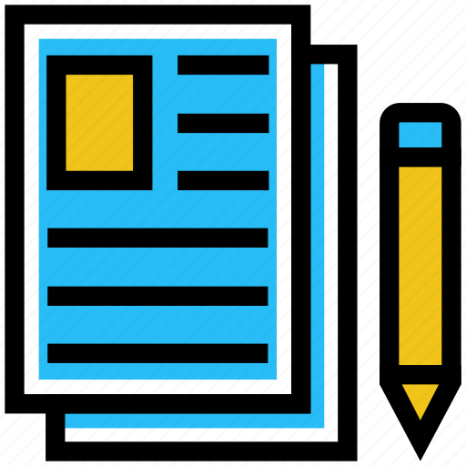 Business, business & finance, documents, office, papers, pencil icon - Download on Iconfinder