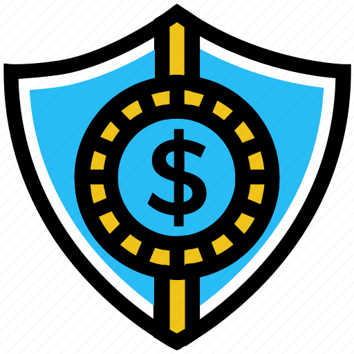 Business, business & finance, dollar, money, money secure, shield icon - Download on Iconfinder