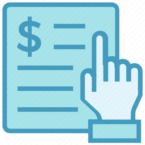 Business, business & finance, document, dollar, hand, paper icon - Download on Iconfinder