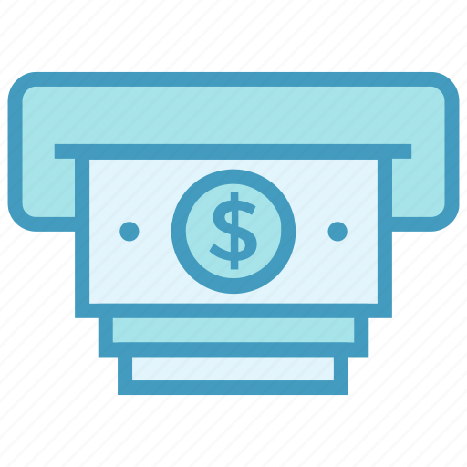 Atm, business, business & finance, cash, dollar, dollar notes icon - Download on Iconfinder