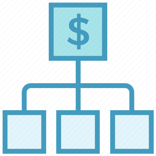 Business, business & finance, business branching, connection, dollar sign, networking icon - Download on Iconfinder