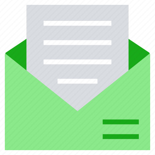 Business, business & finance, document, letter, mail, open envelope icon - Download on Iconfinder