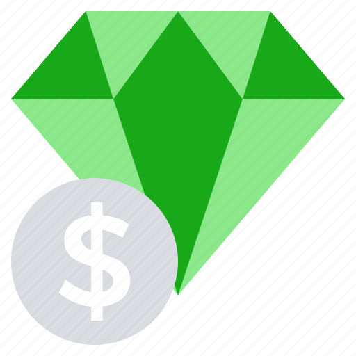 Business, business & finance, diamond, dollar, jewel, money icon - Download on Iconfinder
