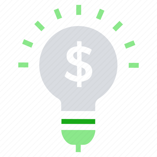 Bulb, business, business & finance, creative, dollar sign, idea icon - Download on Iconfinder