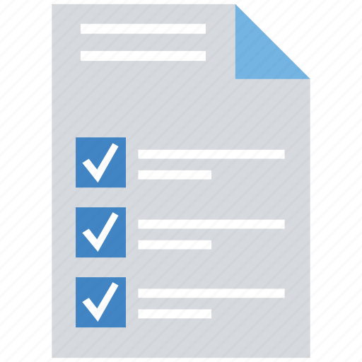 Business, checklist, finance, page, sheet, tick mark icon - Download on Iconfinder