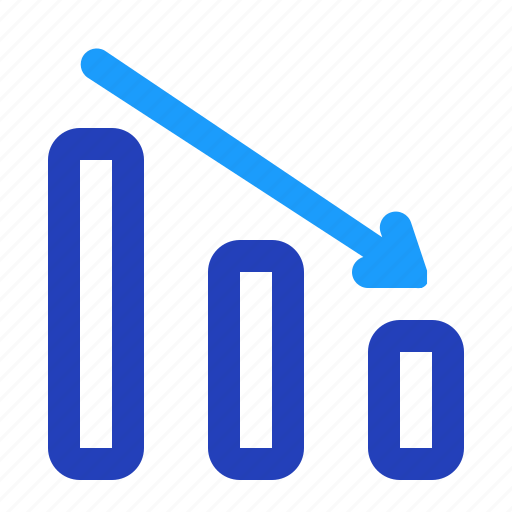 Analytics, business, chart, down, graph, statistics icon - Download on Iconfinder