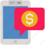 bank message, business, finance, mobile, online payment, smartphone 