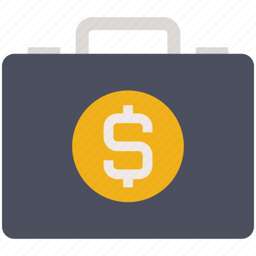 Briefcase, business, finance, money, money bag, suitcase icon - Download on Iconfinder