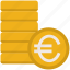 business, coins, currency, euro, finance, investment, money 