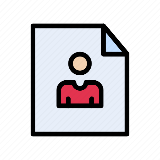 Curriculum, cv, document, file, resume icon - Download on Iconfinder