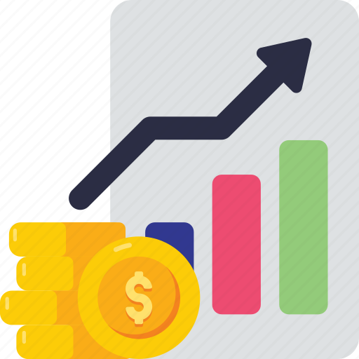 Analytics, chart, dollar, increase in income/finance icon - Download on Iconfinder