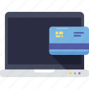 laptop, card, credit/debit card, online banking, online payments