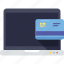 laptop, card, credit/debit card, online banking, online payments 
