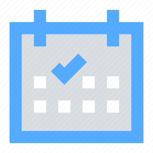 Check, calendar, date icon - Download on Iconfinder