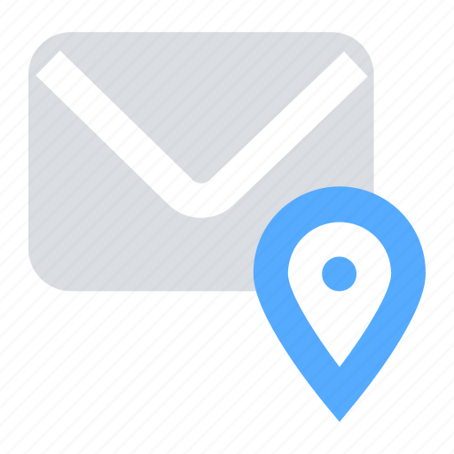 Enveloper, pin, location, map icon - Download on Iconfinder
