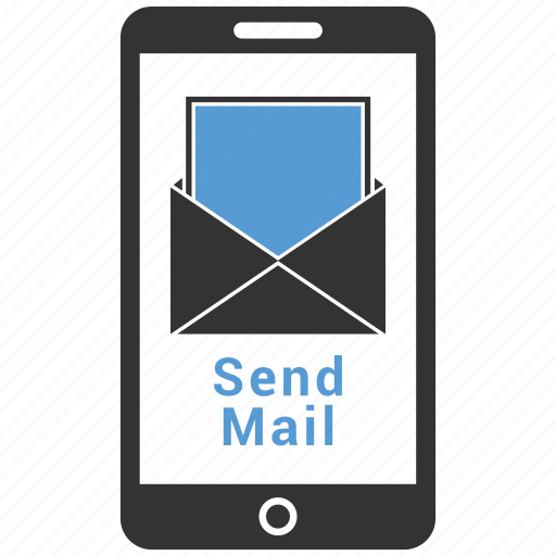 Correspondence, email, envelope, letter, mail send mobile, mobile icon - Download on Iconfinder