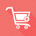 cart, ecommerce, pluse, shopping, trolley