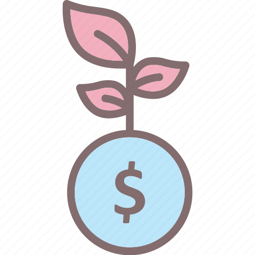 Growth, investment, money plant, plant, search for investment icon - Download on Iconfinder