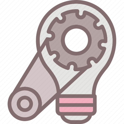 Brainstorming, cog chain, cogwheel, gear, interpretation icon - Download on Iconfinder
