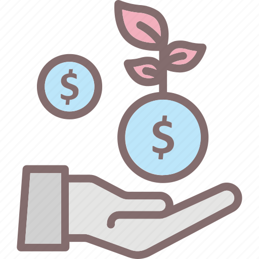 Growth, investment, money plant, plant, search for investment icon - Download on Iconfinder