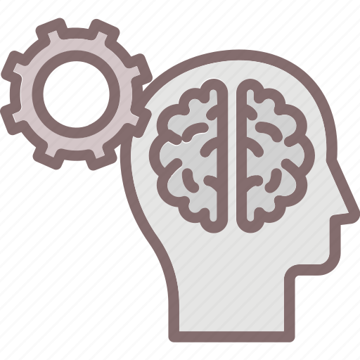 Brain, brainstorming, cog, head, rational thinking icon - Download on Iconfinder