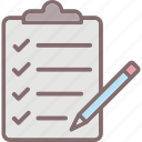 checklist, clipboard, order, query, to do