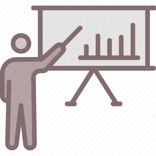 Lecture, presentation, teacher, teaching, training icon - Download on Iconfinder