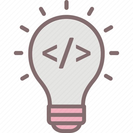 Bulb, coding, developing creativity, development, html icon - Download on Iconfinder
