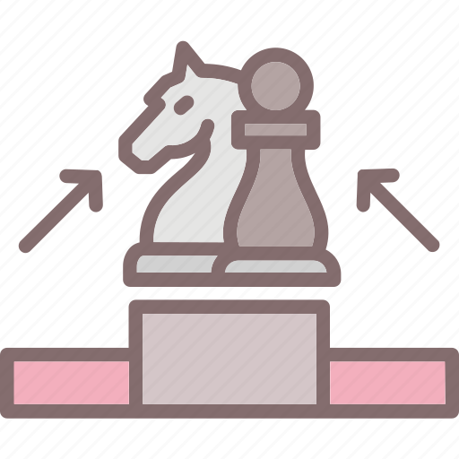 Chess, chess paws, cog, mastery, strategic management icon - Download on Iconfinder