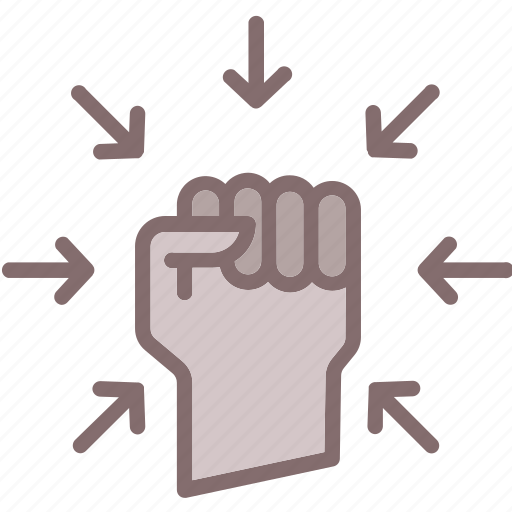 Autonomy, fist, hand, power, willpower icon - Download on Iconfinder