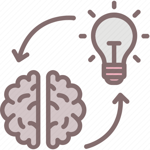 Brain, bulb, create impression, execute, idea, implementation, impression icon - Download on Iconfinder