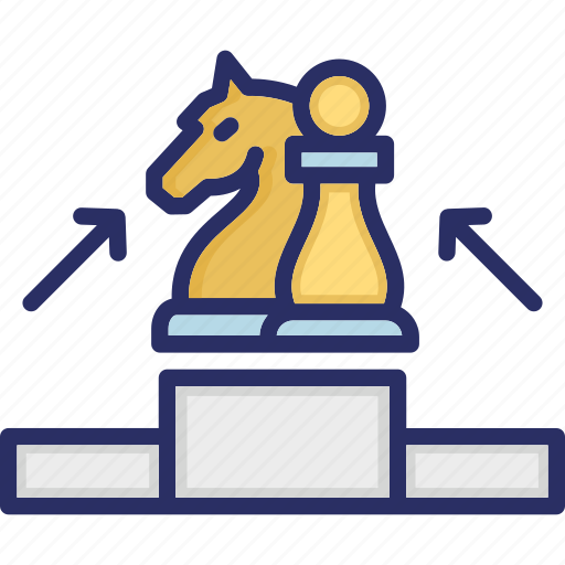 Chess, chess paws, cog, mastery, strategic management icon - Download on Iconfinder