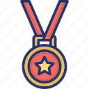 achievement, award, medal, prize, promotion