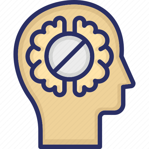Atom, head, mental health, mind, psychology icon - Download on Iconfinder