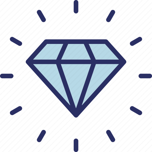 Diamond, gem, productivity, progress, self improvement icon - Download on Iconfinder