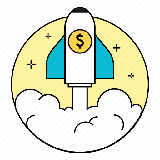 Business, business-startup, launch, money, rounded, startup icon - Download on Iconfinder